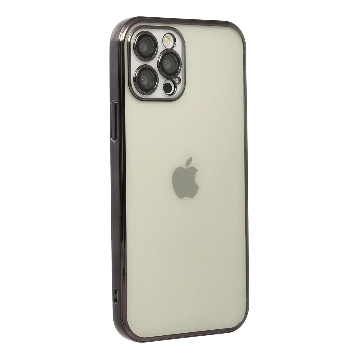 Apple iPhone 12 Pro Max Kılıf Razer Lensli Silikon - Siyah