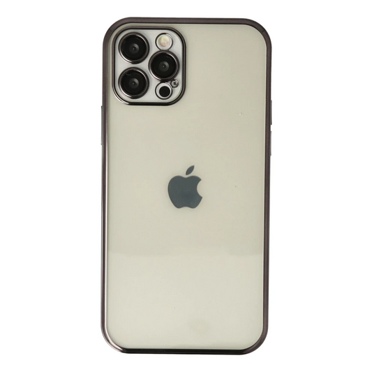 Apple iPhone 12 Pro Max Kılıf Razer Lensli Silikon - Siyah