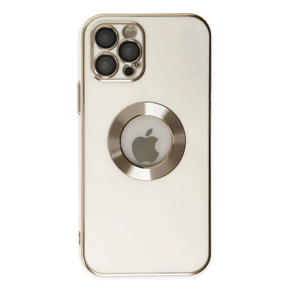Apple iPhone 12 Pro Max Kılıf Store Silikon - Beyaz