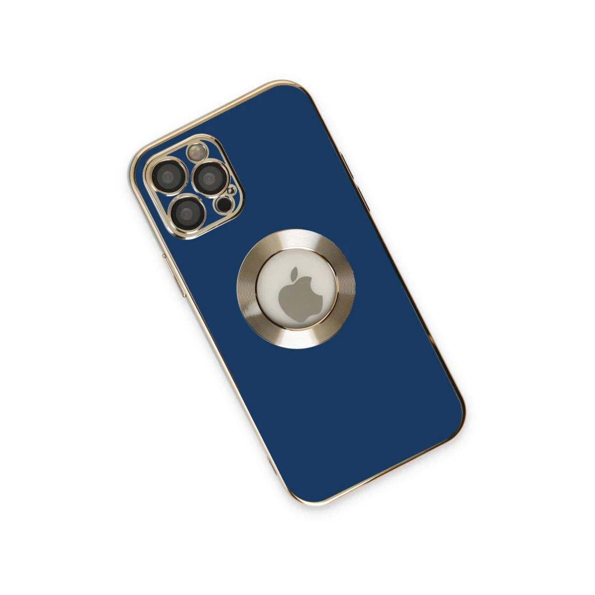 Apple iPhone 12 Pro Max Kılıf Store Silikon - Mavi