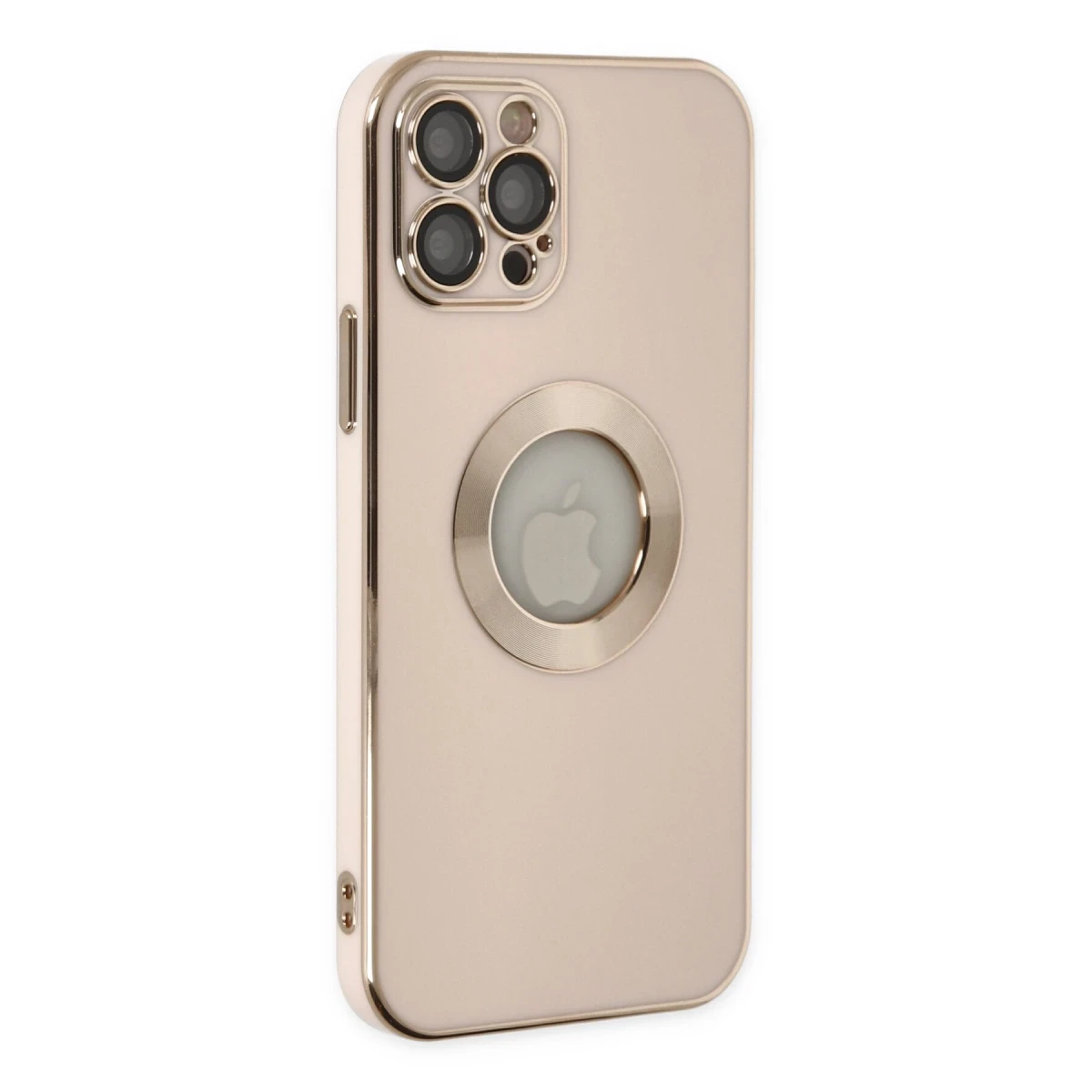 Apple iPhone 12 Pro Max Kılıf Store Silikon - Pembe