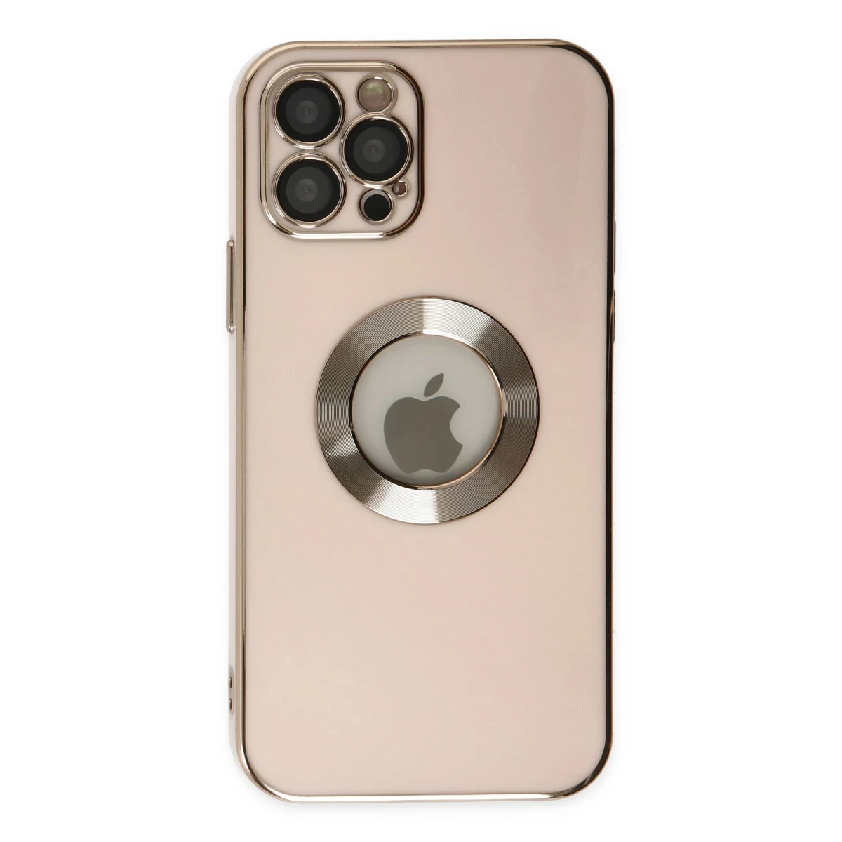 Apple iPhone 12 Pro Max Kılıf Store Silikon - Pembe