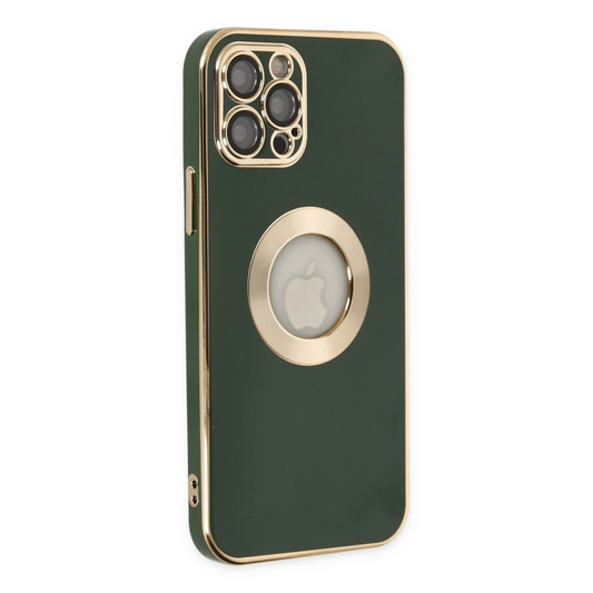 Apple iPhone 12 Pro Max Kılıf Store Silikon - Yeşil