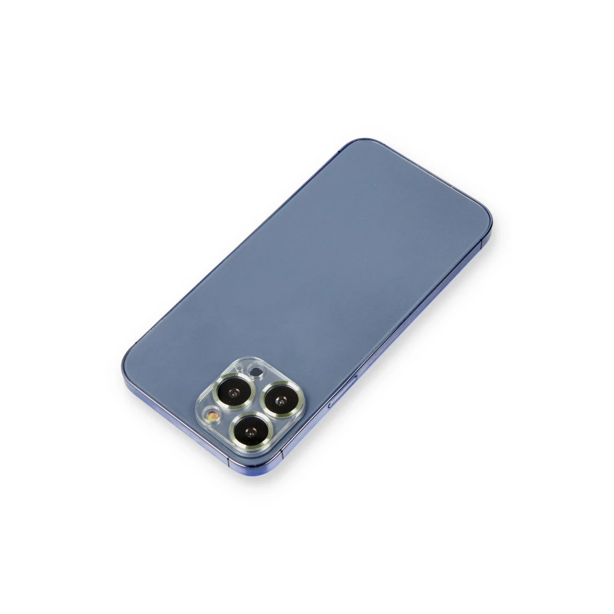 Apple iPhone 12 Pro Metal Kamera Lens Koruma Cam - Açık Yeşil