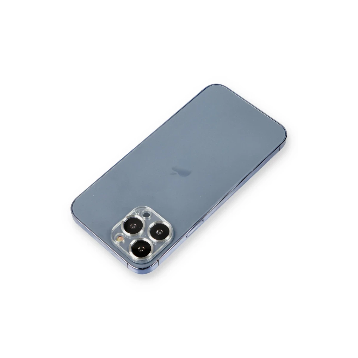 Apple iPhone 12 Pro Metal Kamera Lens Koruma Cam - Gümüş