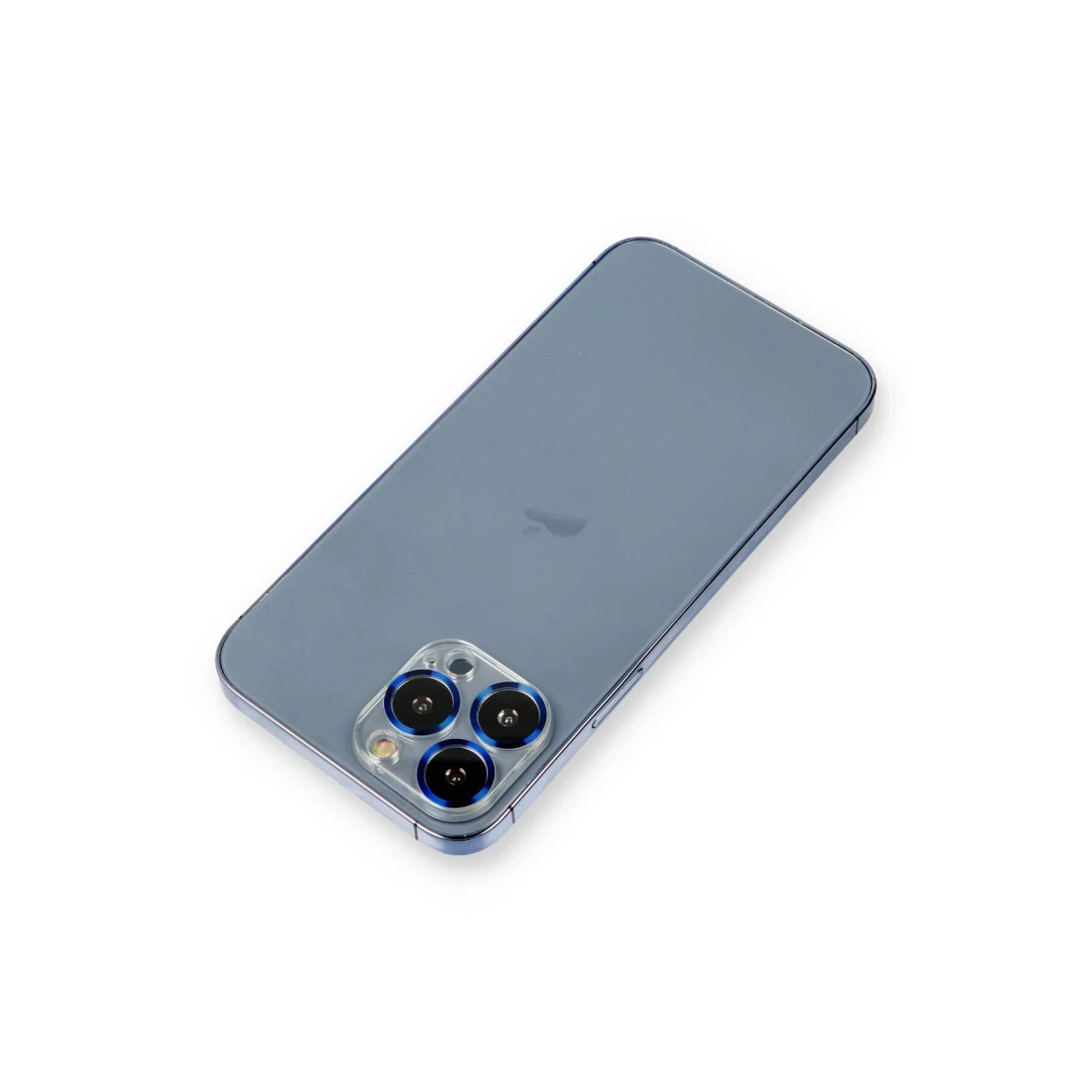 Apple iPhone 12 Pro Metal Kamera Lens Koruma Cam - Mavi