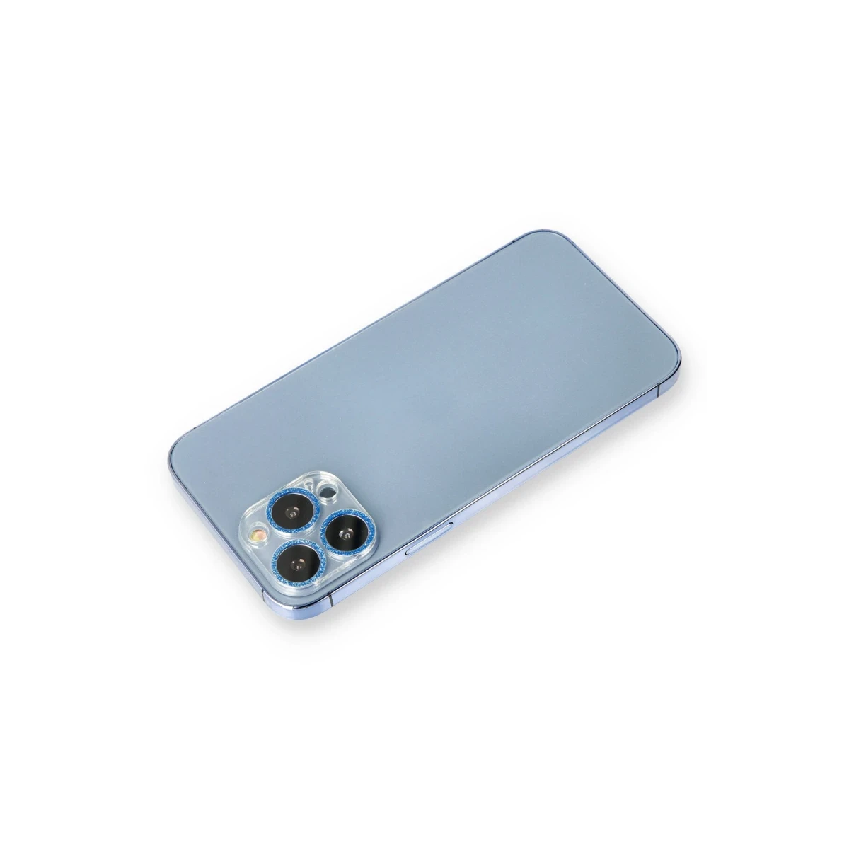 Apple iPhone 12 Pro Shine Kamera Lens Koruma Cam - Mavi