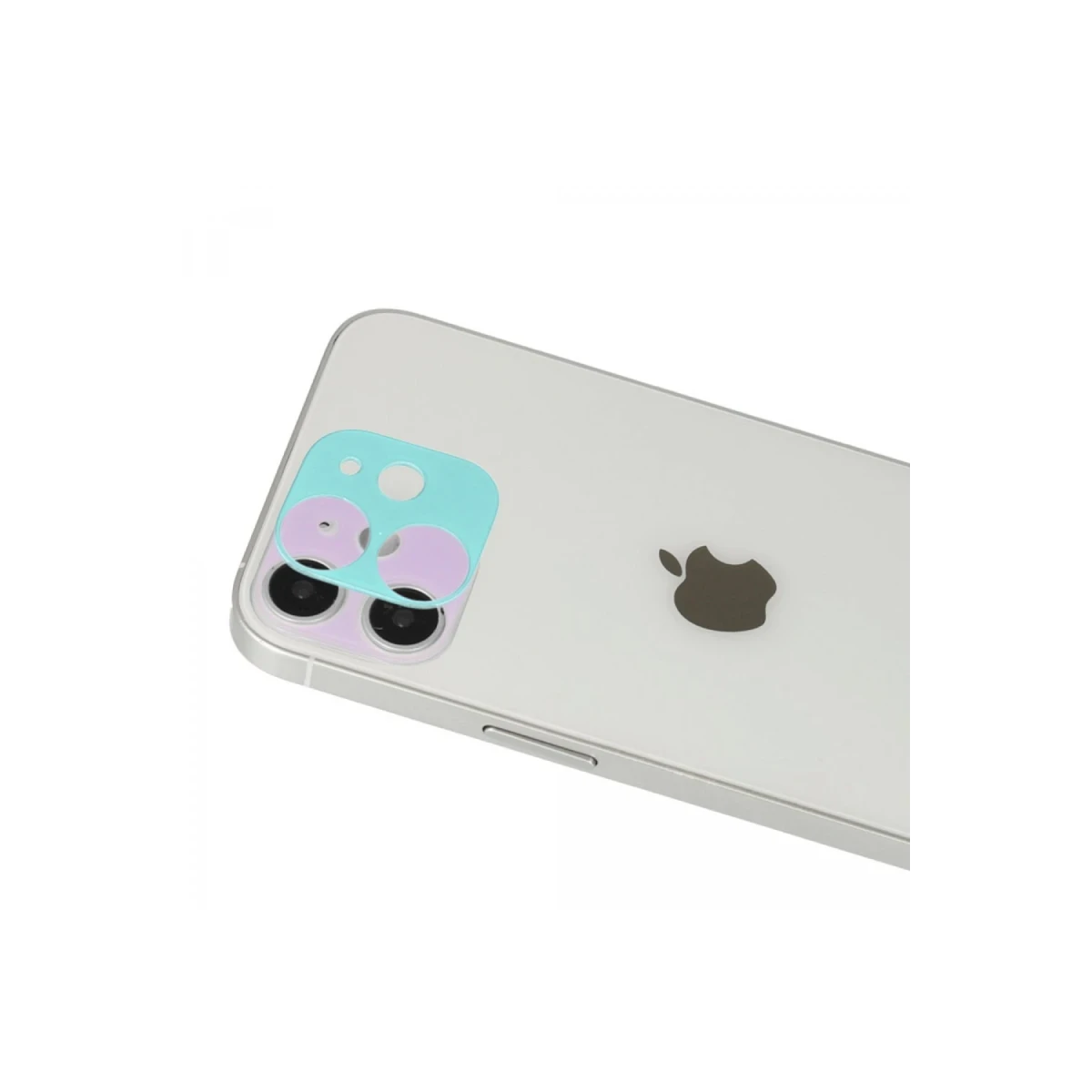 Apple iPhone 12 Rainbow Kamera Lens Koruma Cam - Mor
