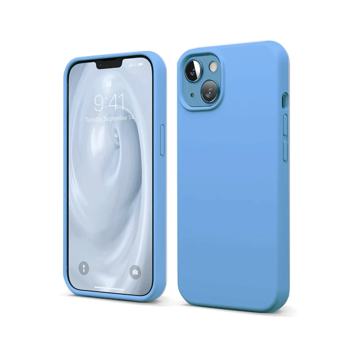 Apple iPhone 14 Kılıf First Silikon - Mavi