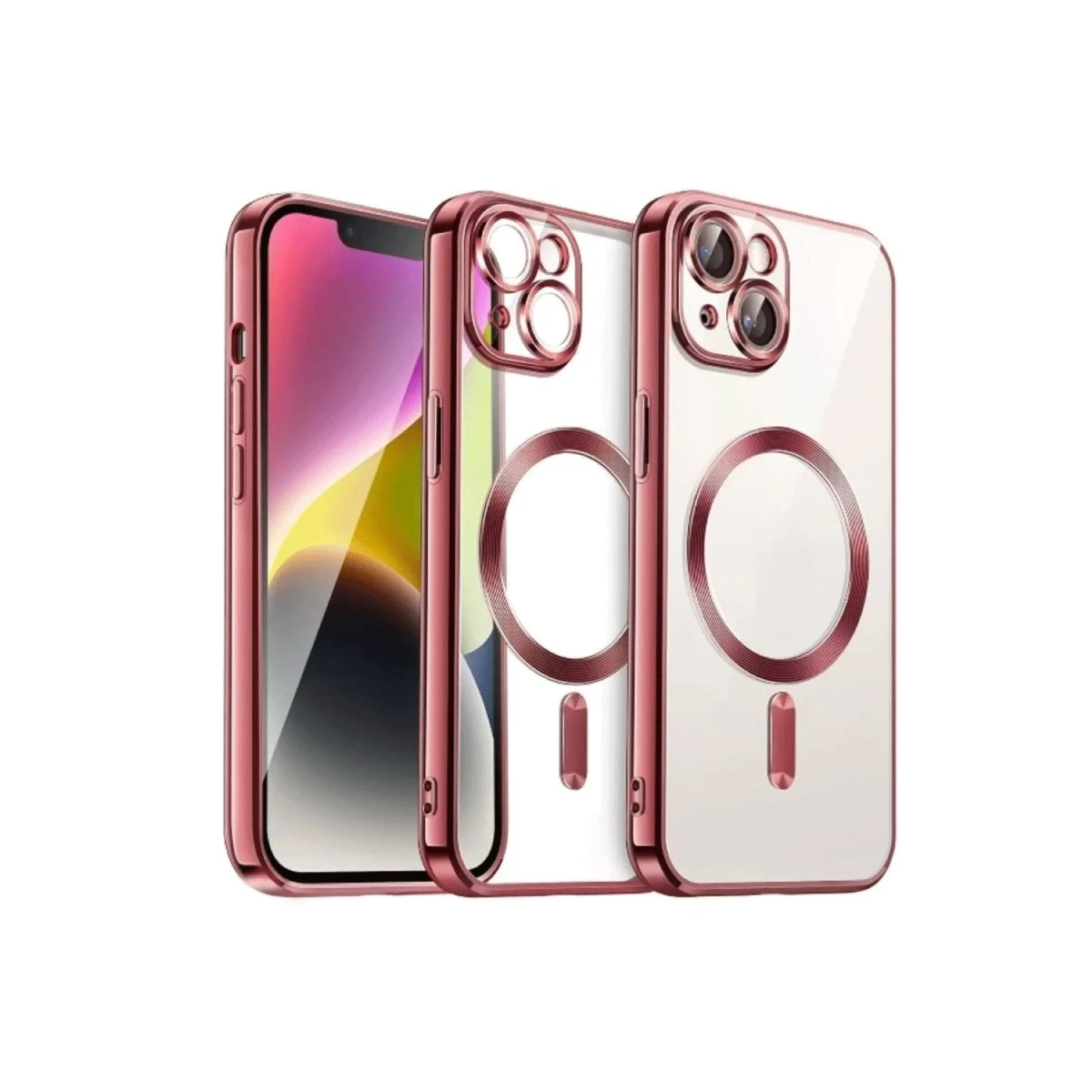 Apple iPhone 13 Kılıf Kross Magneticsafe Kapak - Kırmızı