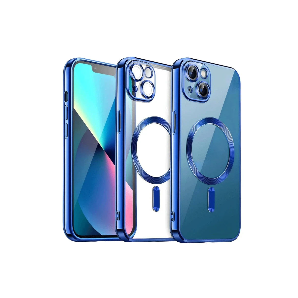 Apple iPhone 13 Kılıf Kross Magneticsafe Kapak - Lacivert
