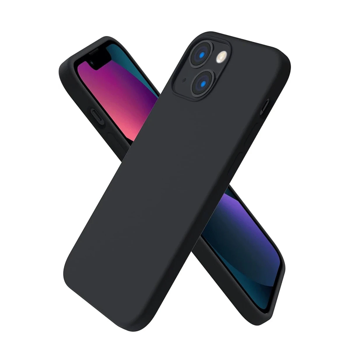 Apple iPhone 13 Mini Kılıf First Silikon - Siyah