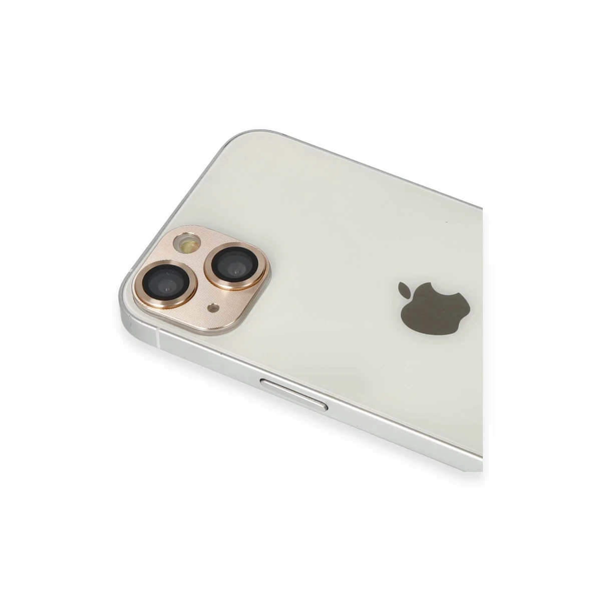 Apple iPhone 13 Pers Alüminyum Kamera Lens - Gold