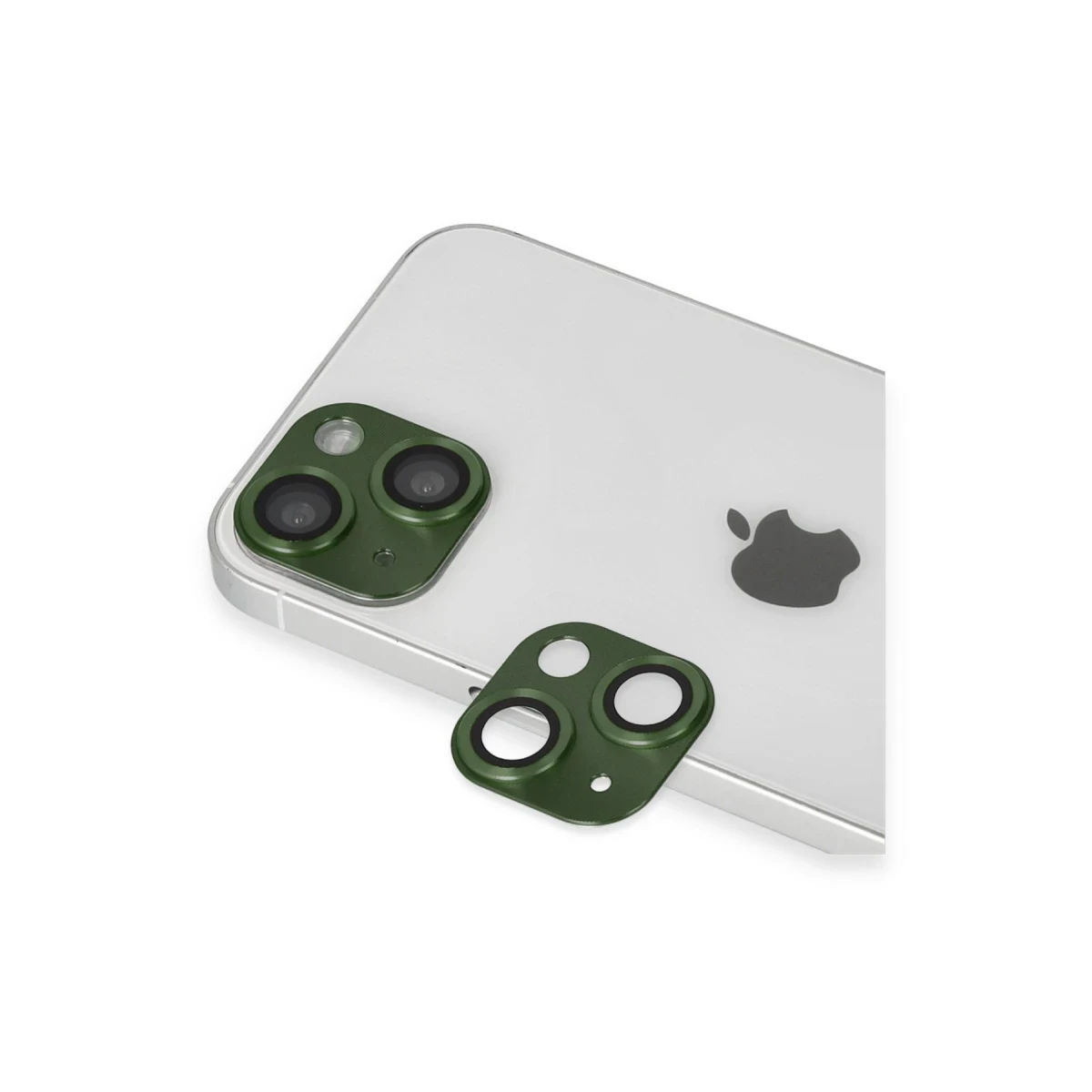 Apple iPhone 13 Pers Alüminyum Kamera Lens - Yeşil