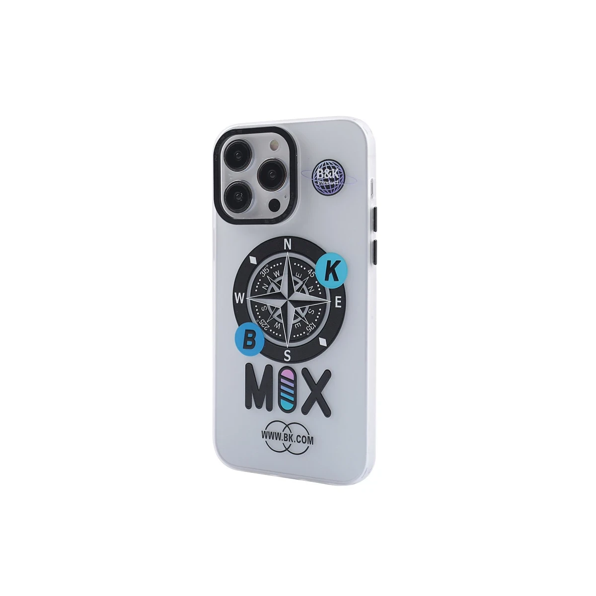 Apple iPhone 13 Pro Kılıf Apollo Magneticsafe Desenli Kapak - Apollo Şeffaf - 3