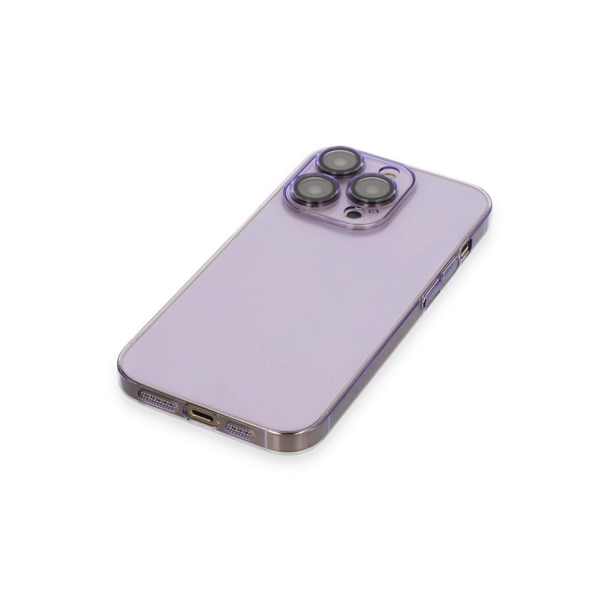 Apple iPhone 13 Pro Kılıf Armada Lensli Kapak - Lila