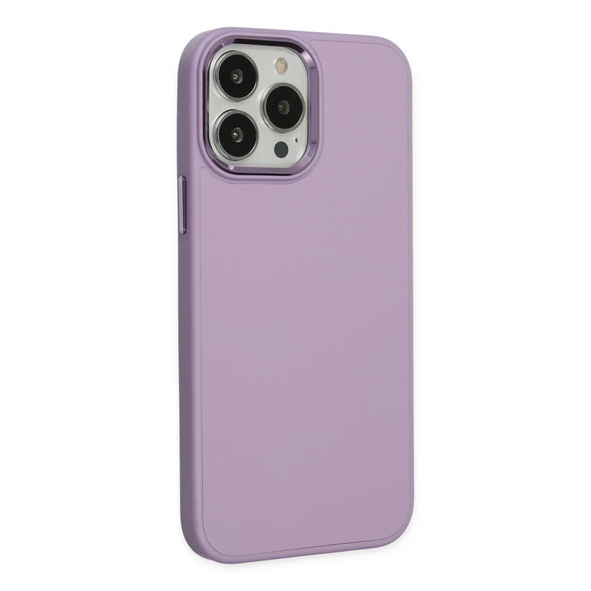Apple iPhone 13 Pro Kılıf Asya Deri Silikon - Lila