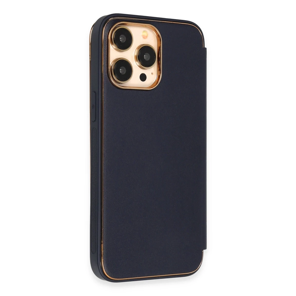 Apple iPhone 13 Pro Kılıf Dolpin Kapaklı - Lacivert