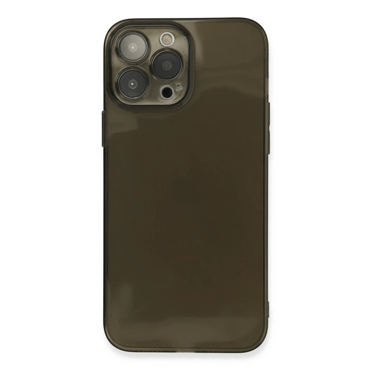 Apple iPhone 13 Pro Kılıf Fly Lens Silikon - Siyah