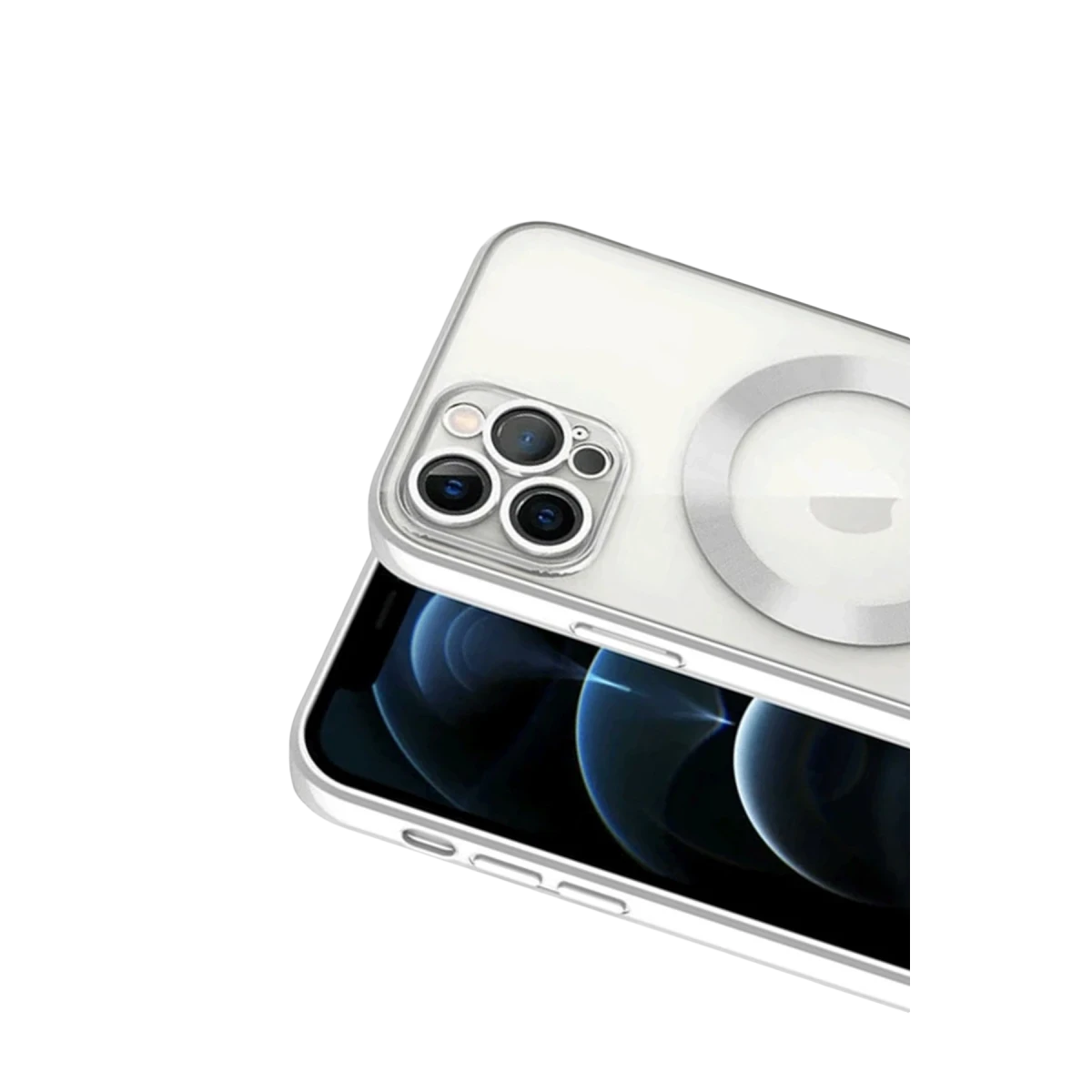 Apple iPhone 13 Pro Kılıf Kross Magneticsafe Kapak - Gümüş