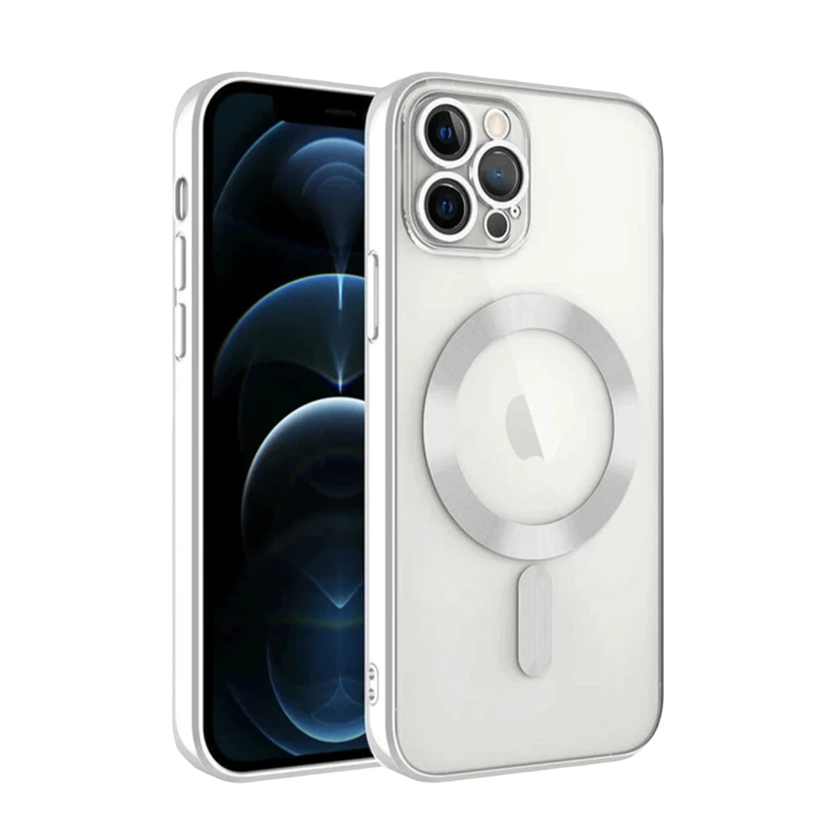 Apple iPhone 13 Pro Kılıf Kross Magneticsafe Kapak - Gümüş