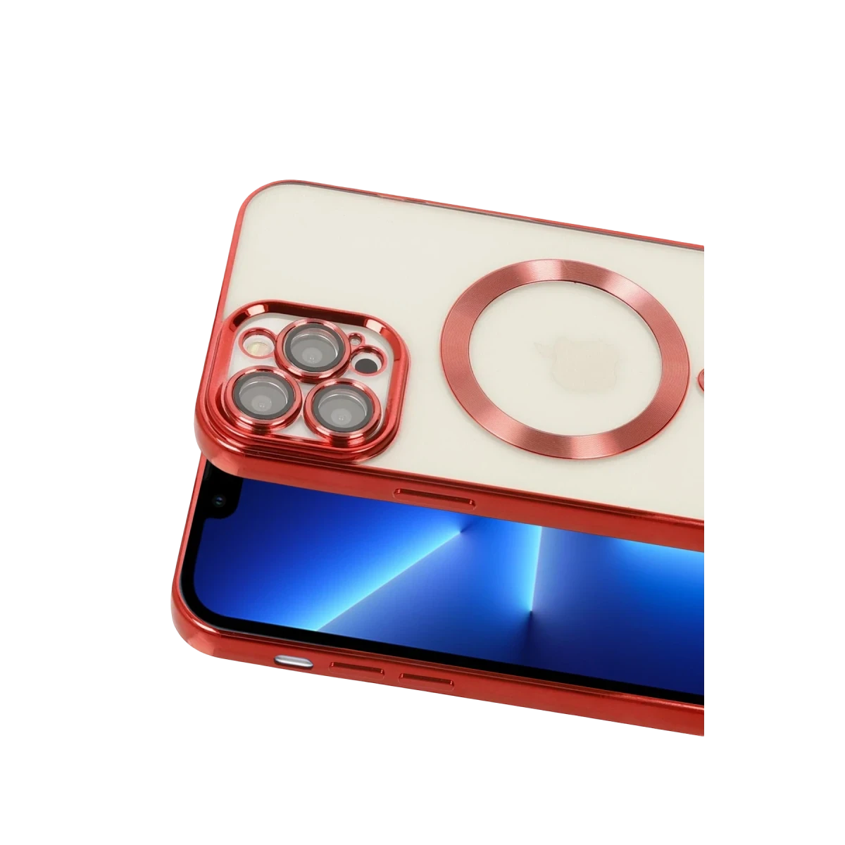 Apple iPhone 13 Pro Kılıf Kross Magneticsafe Kapak - Kırmızı