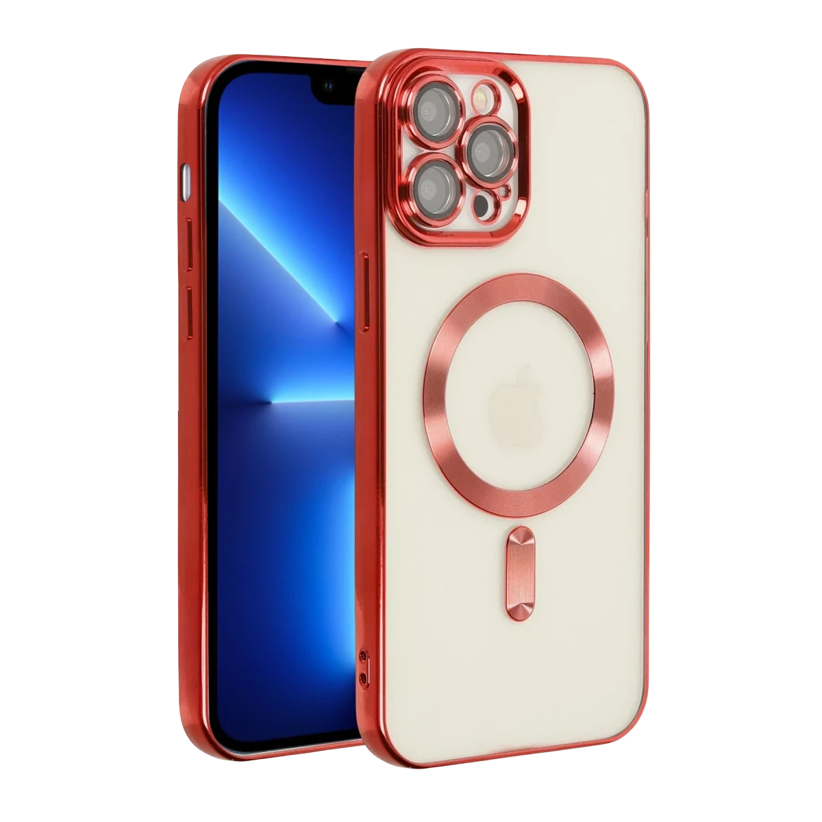 Apple iPhone 13 Pro Kılıf Kross Magneticsafe Kapak - Kırmızı