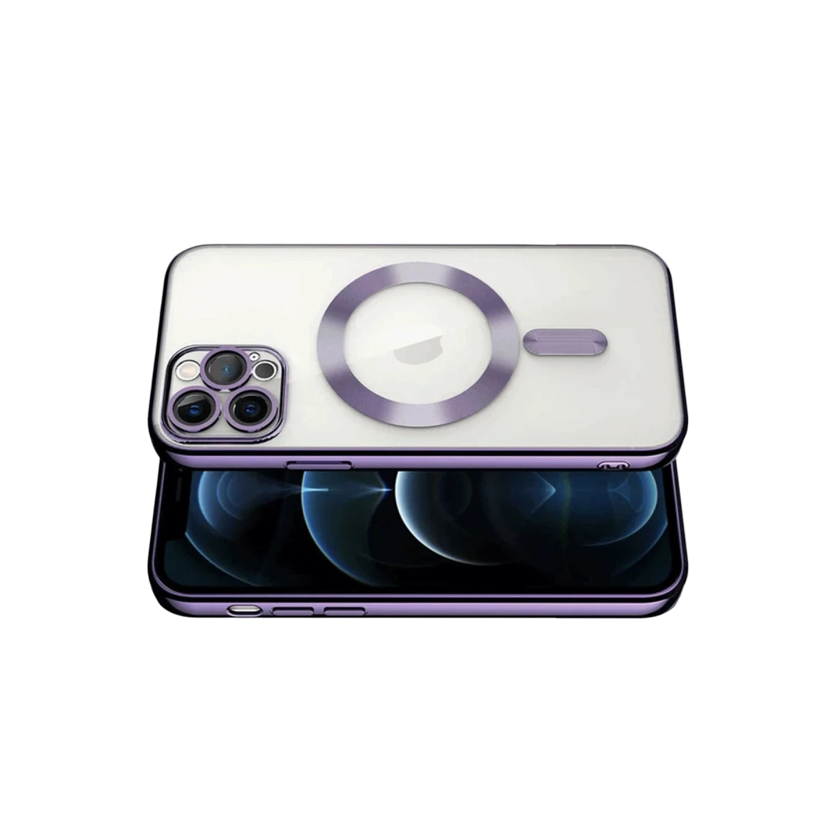 Apple iPhone 13 Pro Kılıf Kross Magneticsafe Kapak - Mor