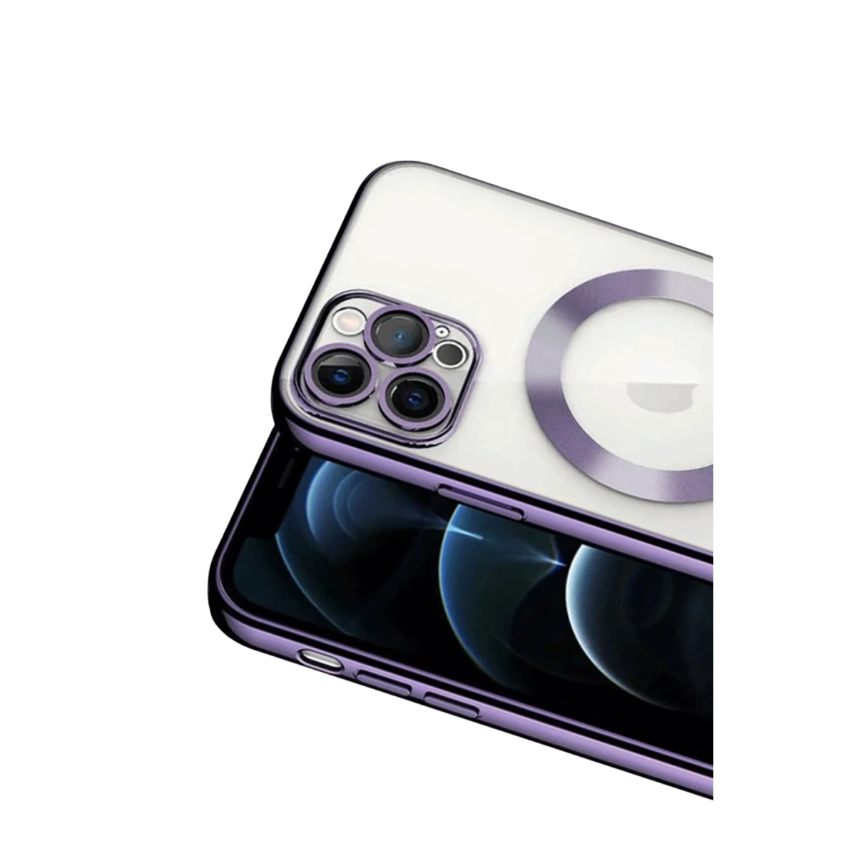 Apple iPhone 13 Pro Kılıf Kross Magneticsafe Kapak - Mor