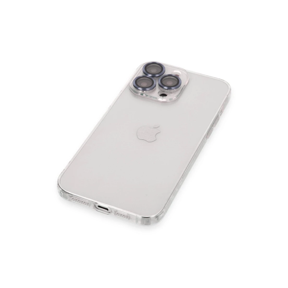 Apple iPhone 13 Pro Kılıf Luko Lens Silikon - Sierra Blue