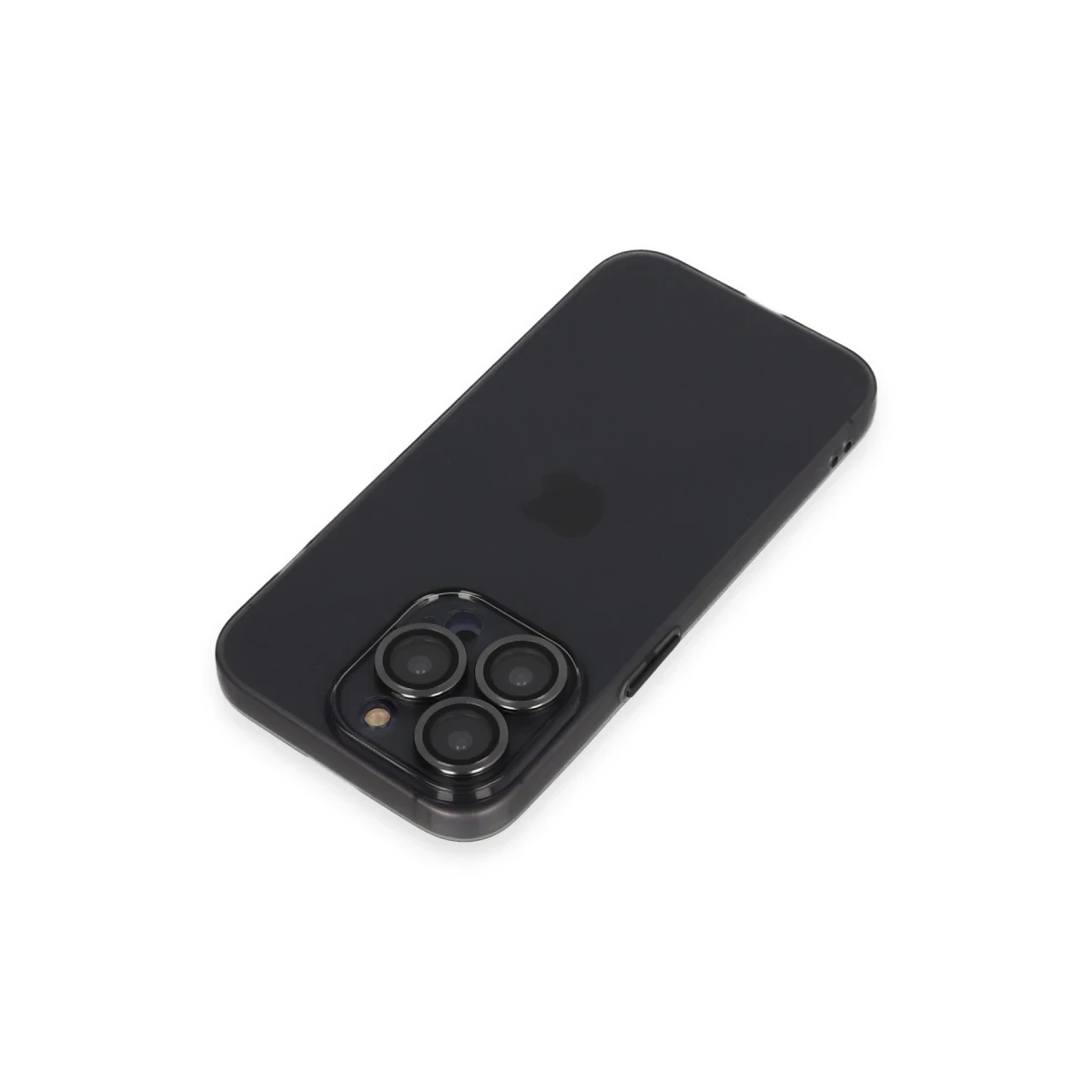 Apple iPhone 13 Pro Kılıf Luko Lens Silikon - Siyah