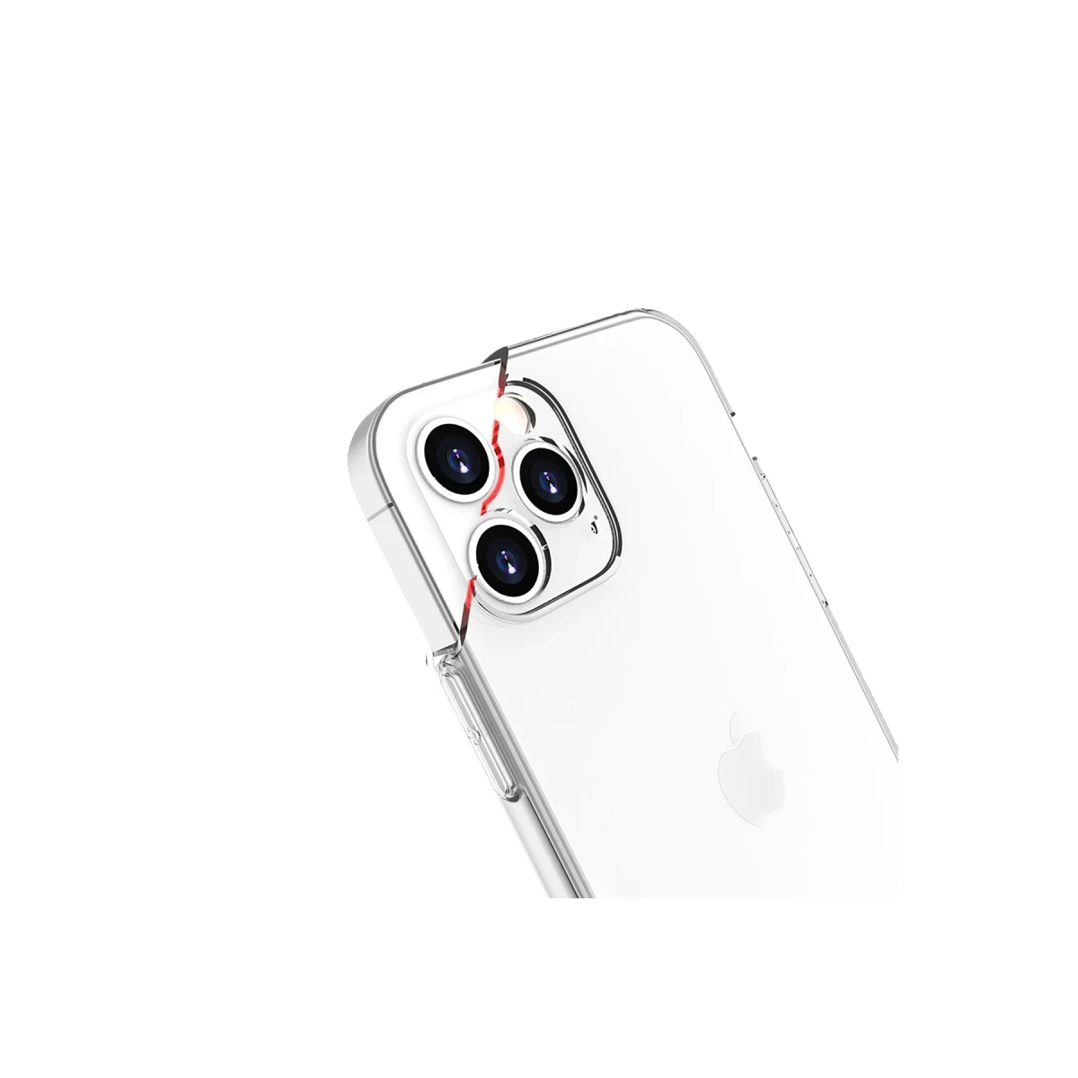 Apple iPhone 13 Pro Kılıf Lüx Şeffaf Silikon