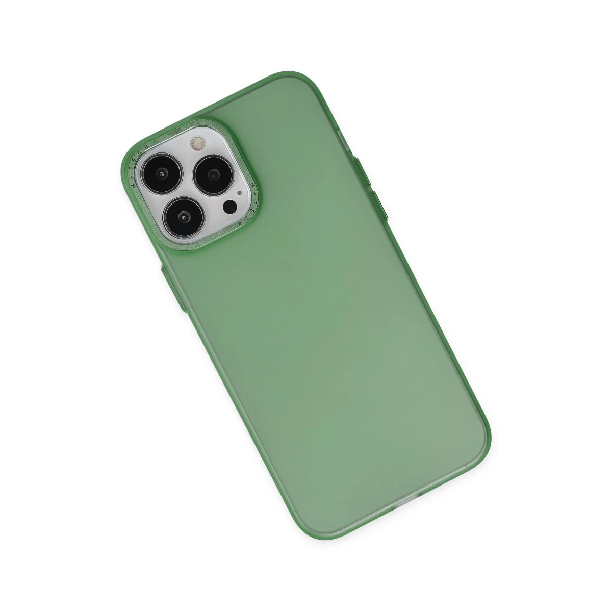 Apple iPhone 13 Pro Kılıf Modos Metal Kapak - Koyu Yeşil
