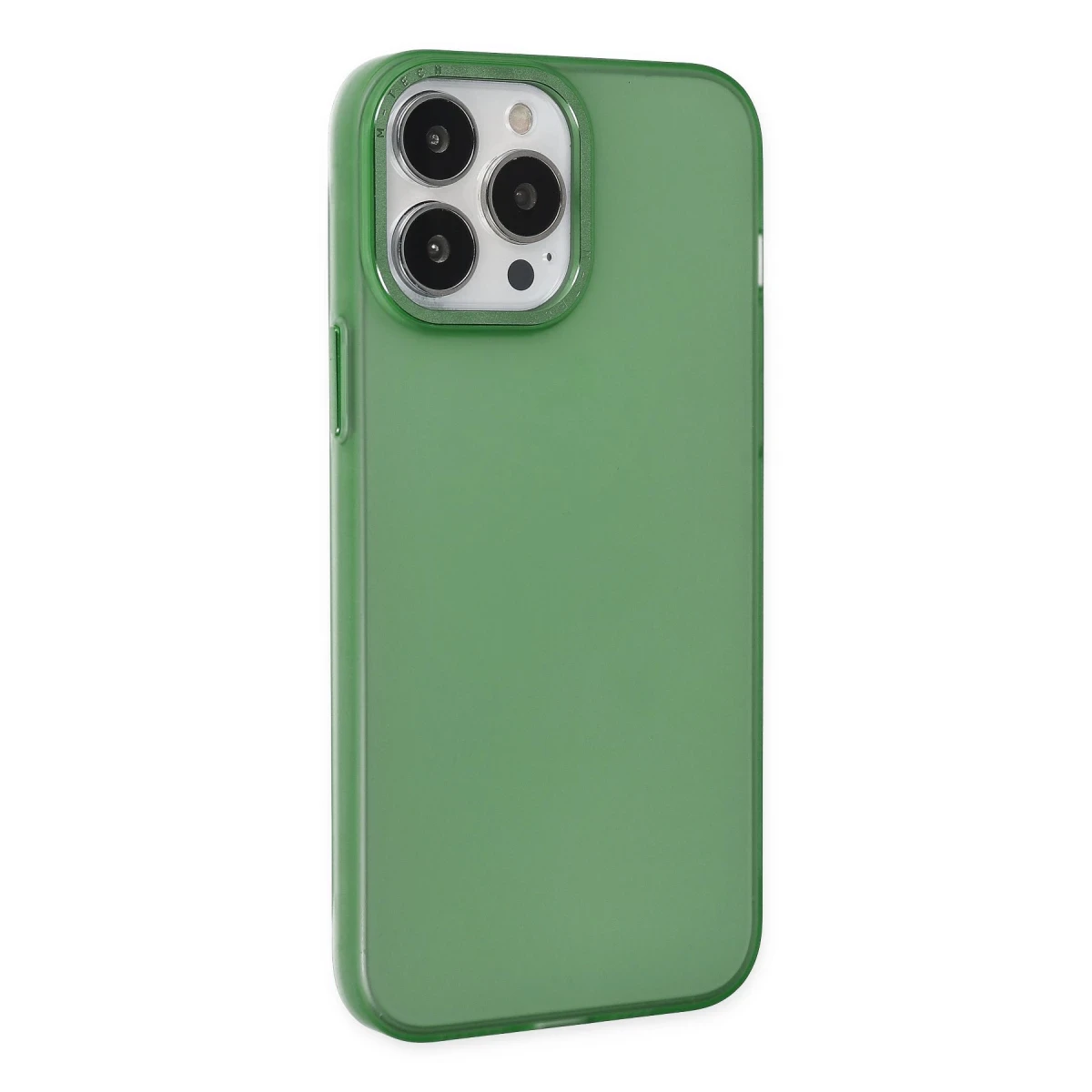 Apple iPhone 13 Pro Kılıf Modos Metal Kapak - Koyu Yeşil
