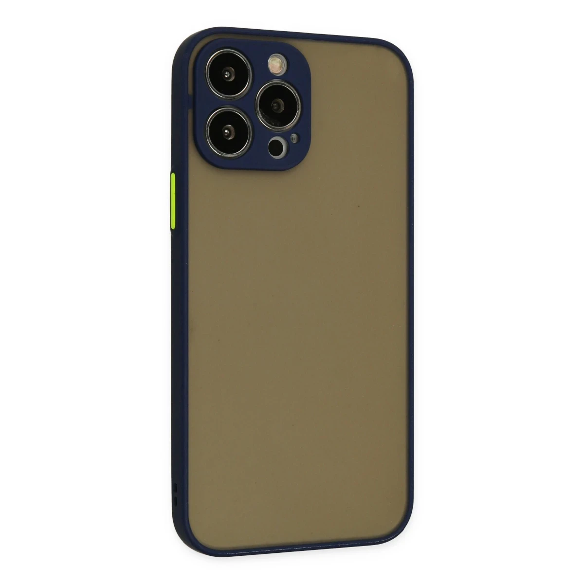 Apple iPhone 13 Pro Kılıf Montreal Silikon Kapak - Lacivert
