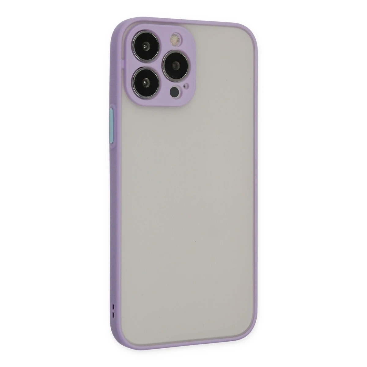 Apple iPhone 13 Pro Kılıf Montreal Silikon Kapak - Mor