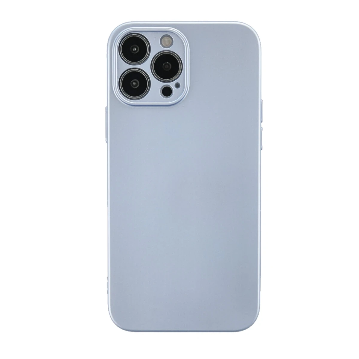 Apple iPhone 13 Pro Kılıf Nano içi Kadife Silikon - Sky Blue