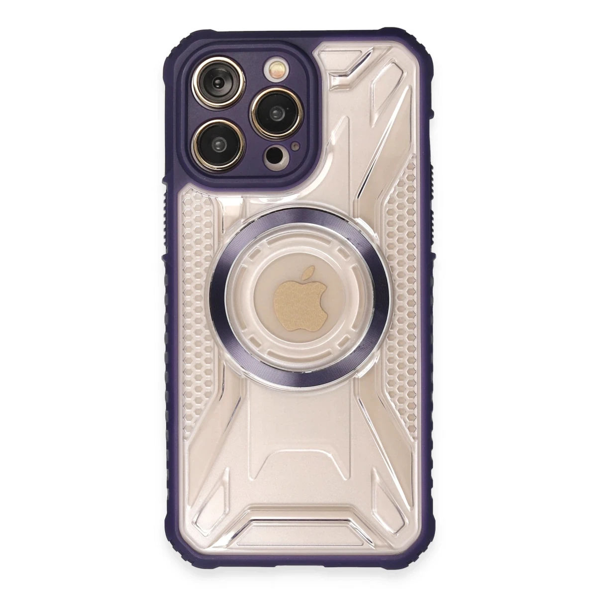 Apple iPhone 13 Pro Kılıf Prag Magneticsafe Kapak - Derin Mor