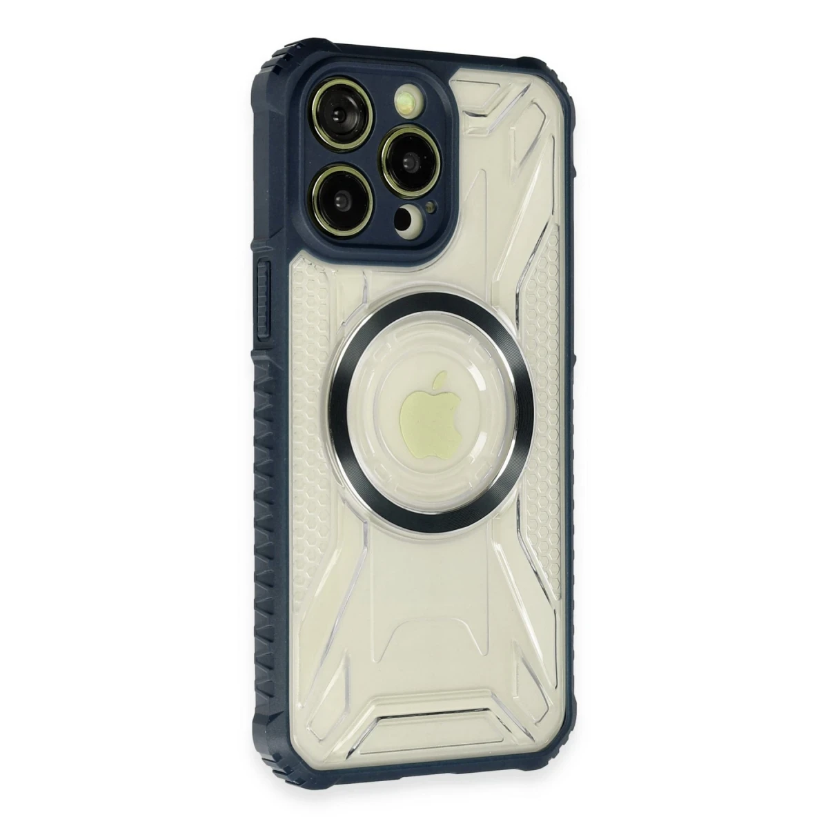 Apple iPhone 13 Pro Kılıf Prag Magneticsafe Kapak - Lacivert