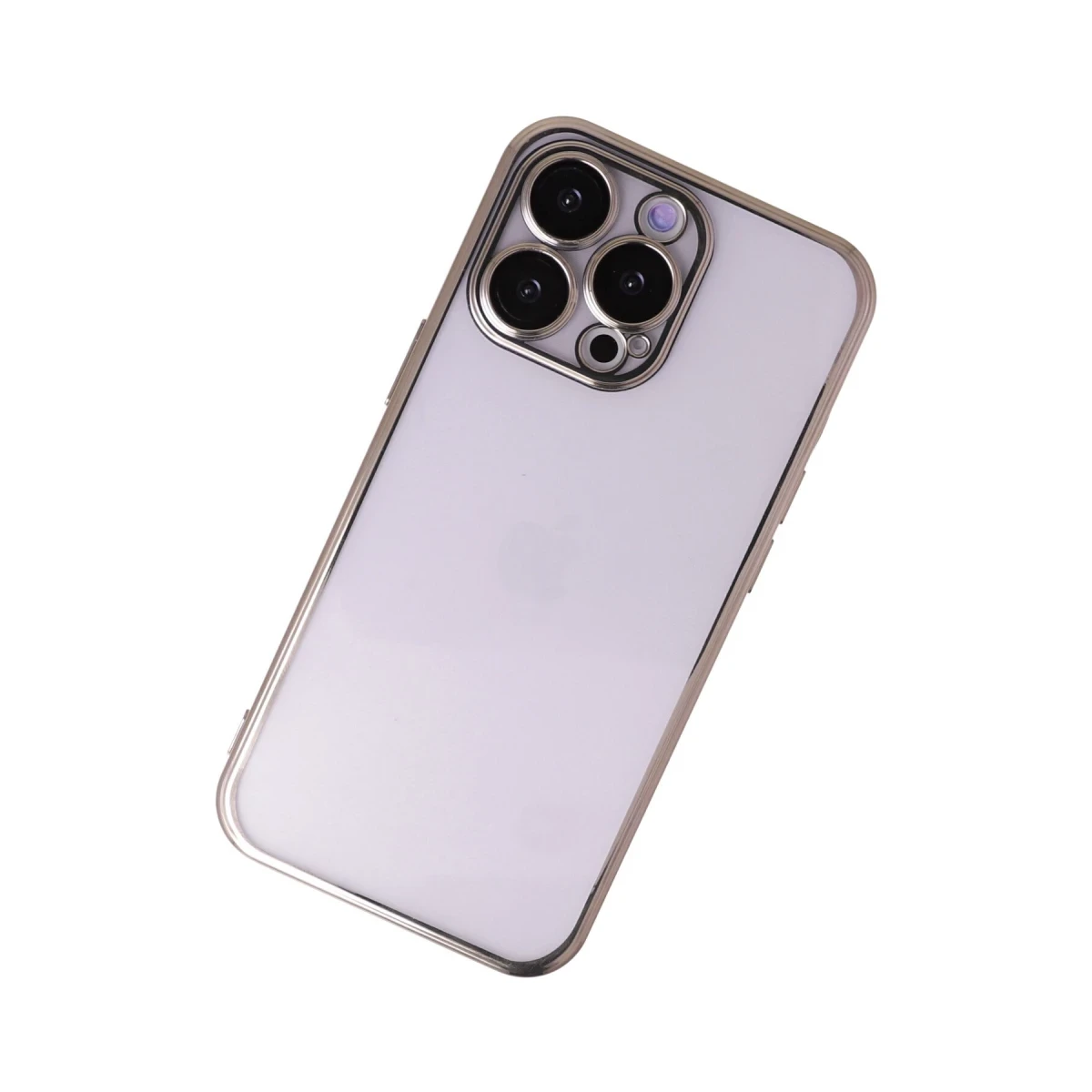 Apple iPhone 13 Pro Kılıf Razer Lensli Silikon - Gold