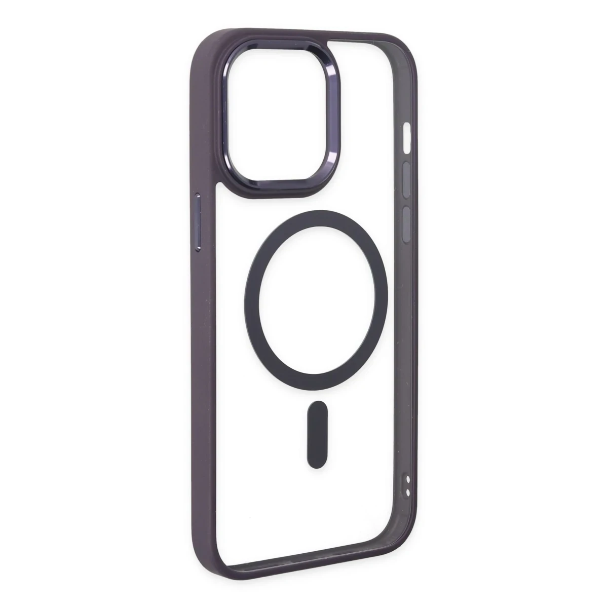 Apple iPhone 13 Pro Kılıf Room Magneticsafe Silikon - Derin Mor