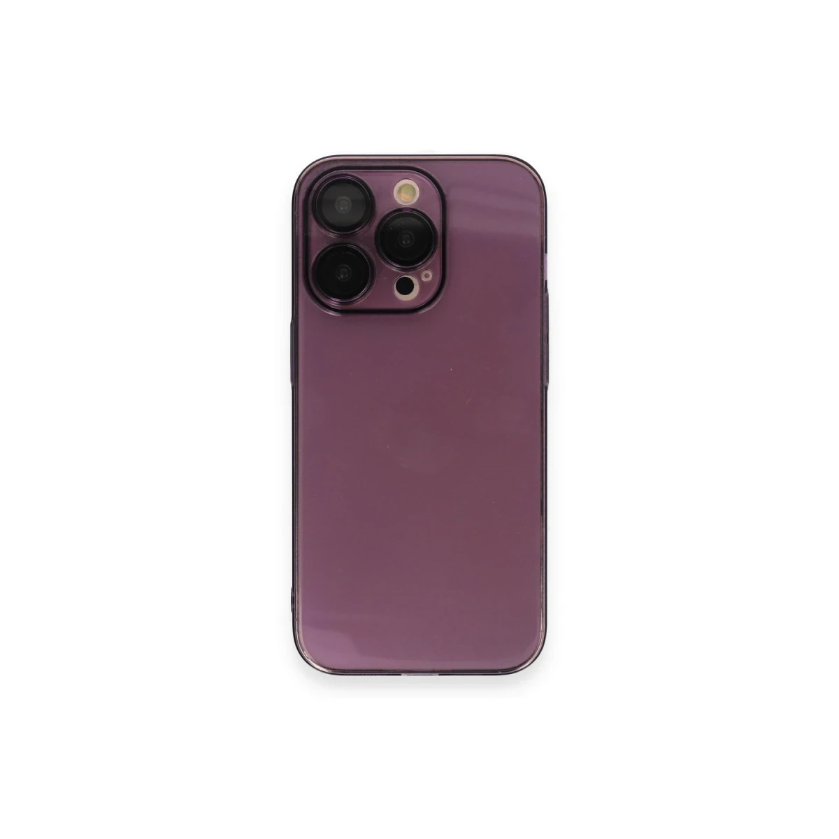 Apple iPhone 13 Pro Max Kılıf Armada Lensli Kapak - Derin Mor