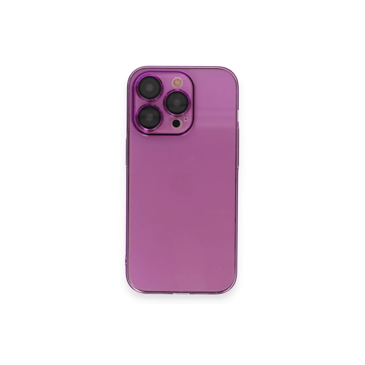 Apple iPhone 13 Pro Max Kılıf Armada Lensli Kapak - Mor