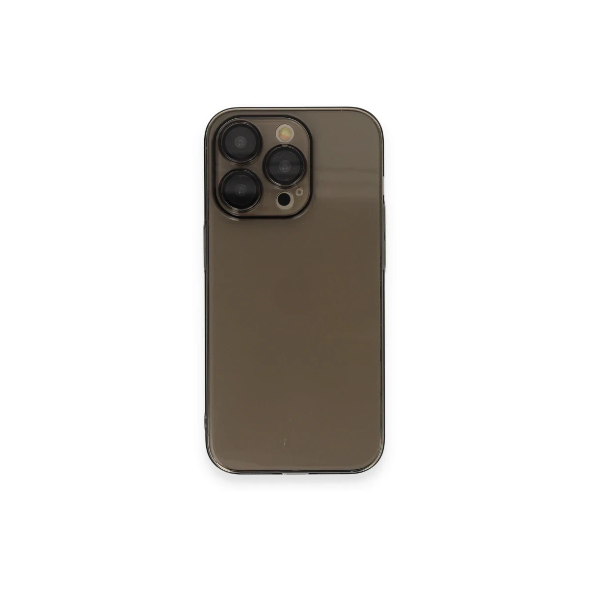 Apple iPhone 13 Pro Max Kılıf Armada Lensli Kapak - Siyah