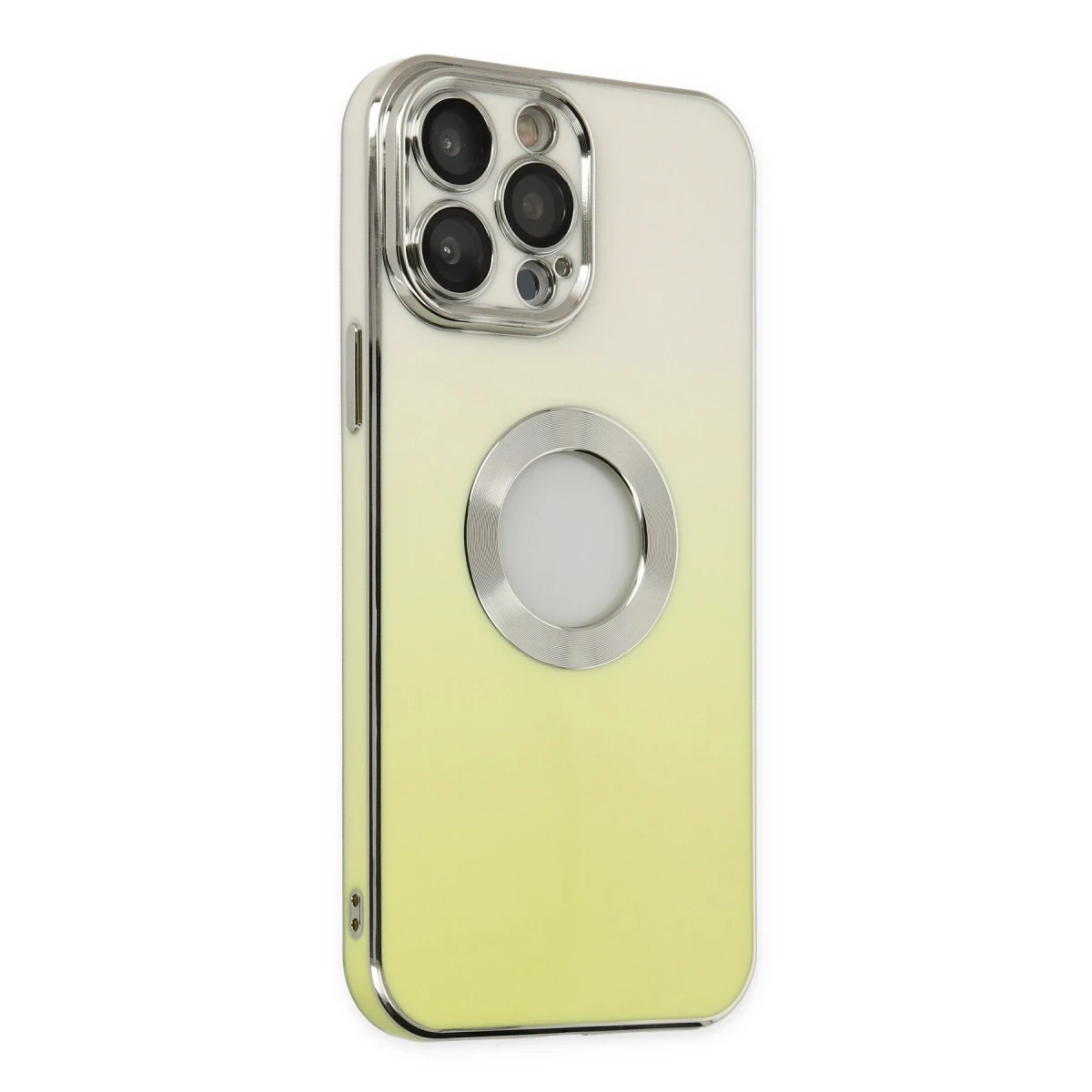 Apple iPhone 13 Pro Max Kılıf Best Silikon - Sarı