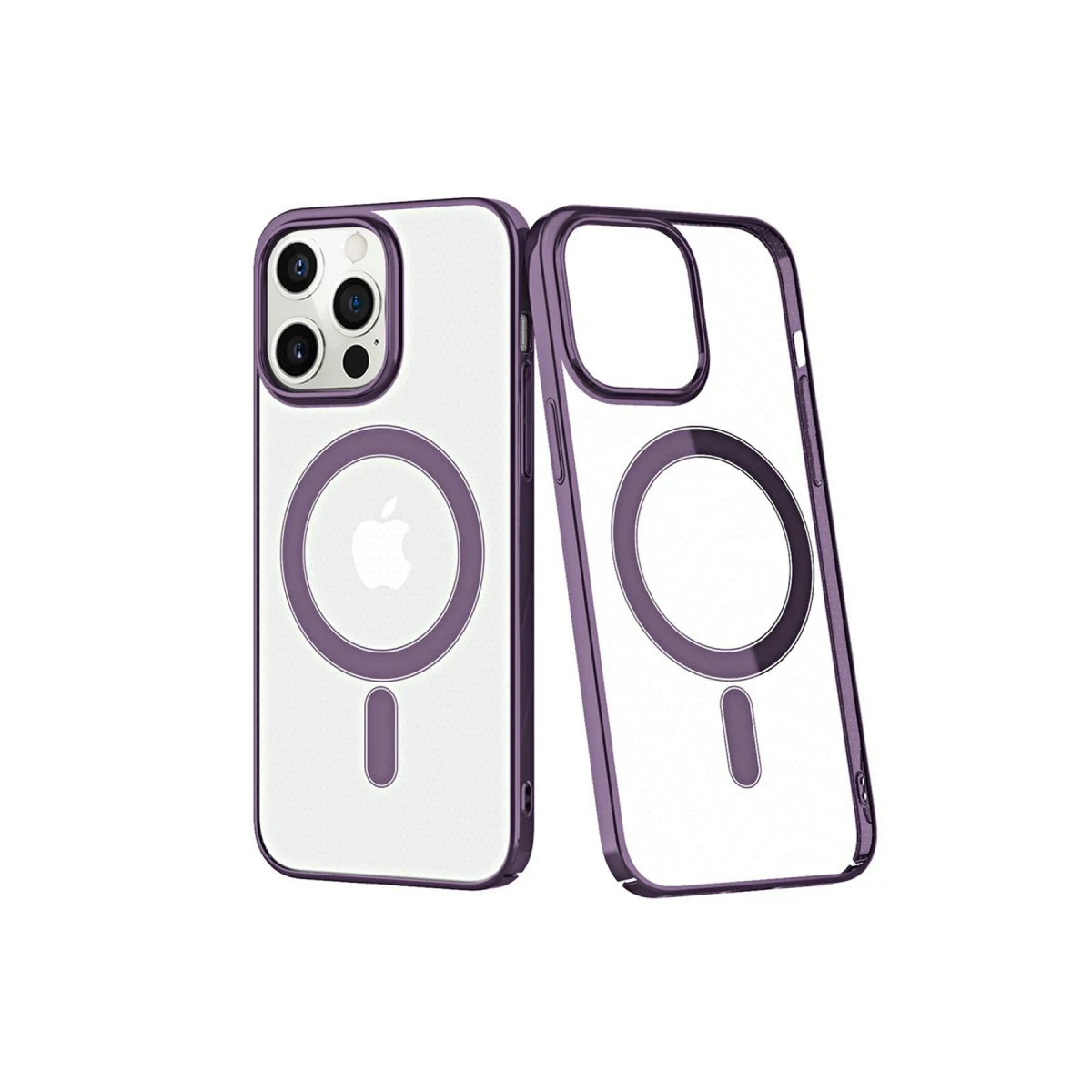 Apple iPhone 13 Pro Max Kılıf Element Magneticsafe Sert Kapak - Derin Mor