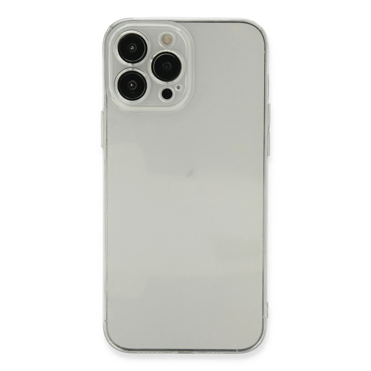 Apple iPhone 13 Pro Max Kılıf Fly Lens Silikon - Şeffaf