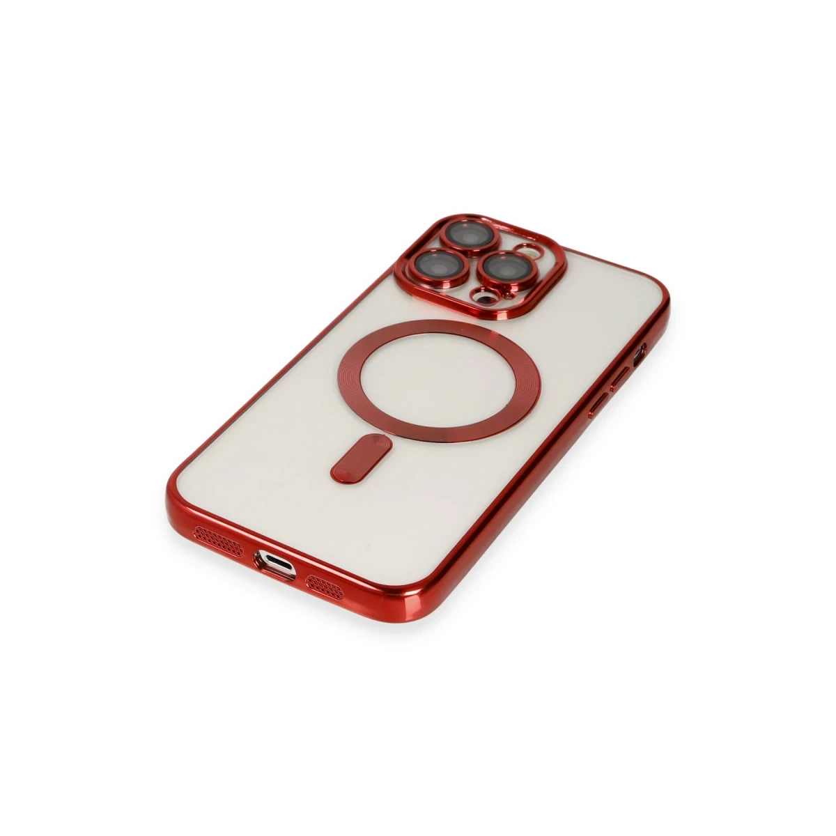 Apple iPhone 13 Pro Max Kılıf Kross Magneticsafe Kapak - Kırmızı