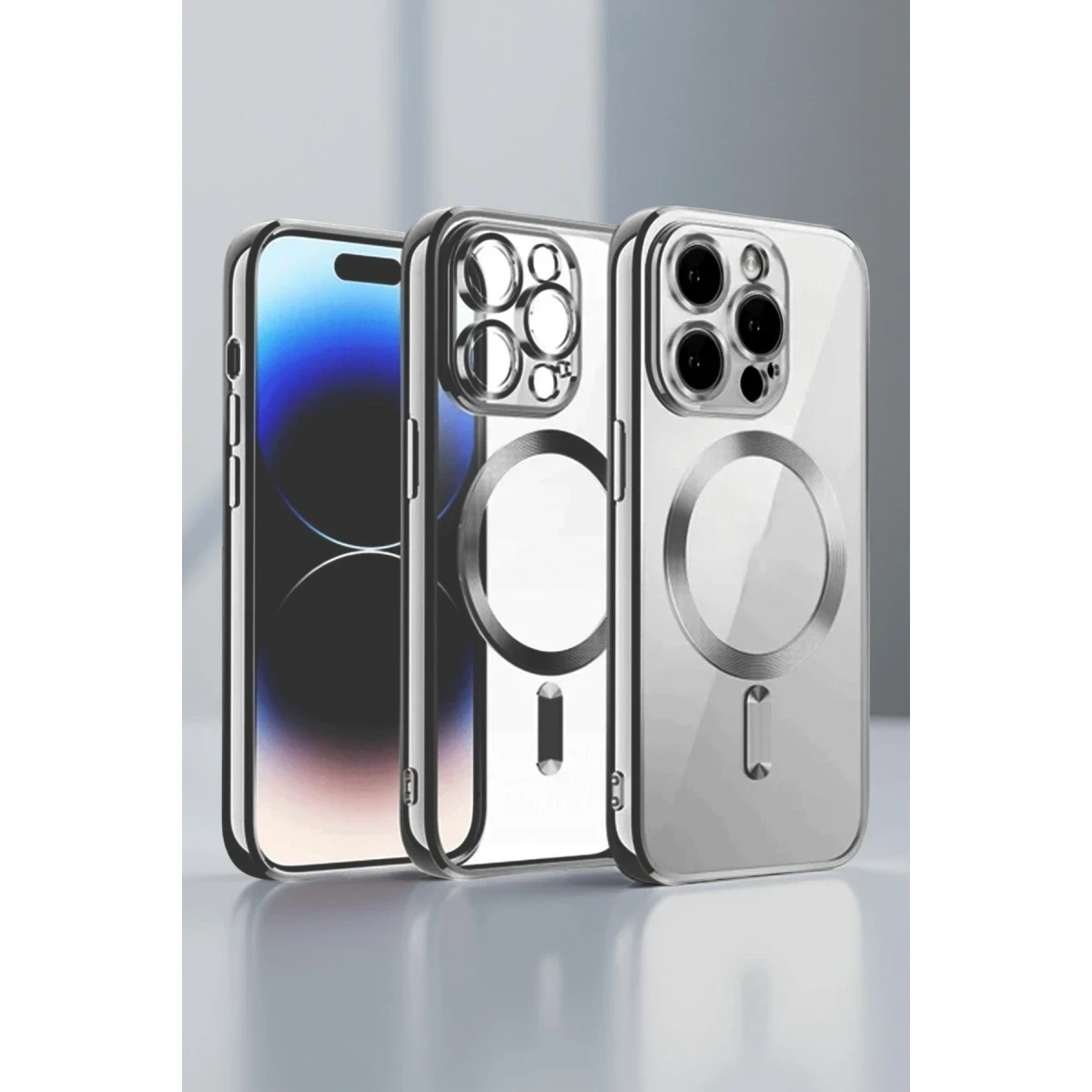 Apple iPhone 13 Pro Max Kılıf Kross Magneticsafe Kapak - Mor