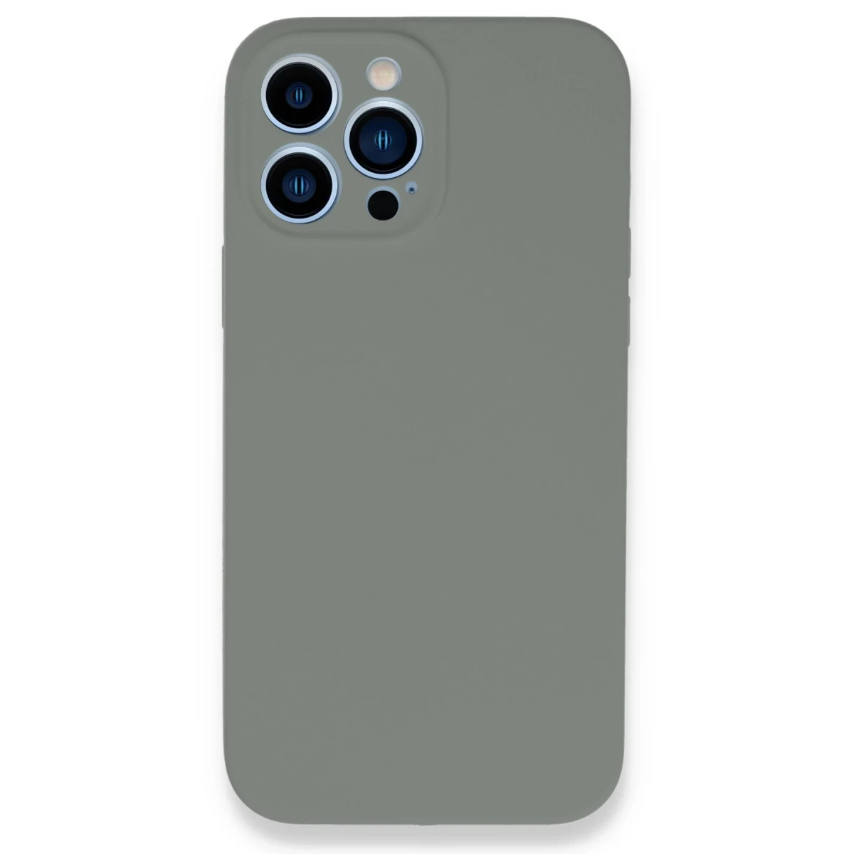 Apple iPhone 13 Pro Max Kılıf Lansman Legant Silikon - Gri